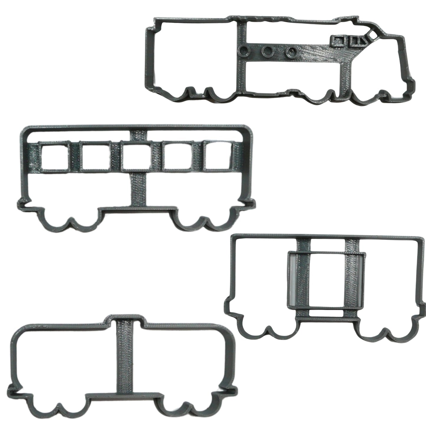 Freight Cargo Train Set Of 4 Cookie Cutters Made In USA PR1971