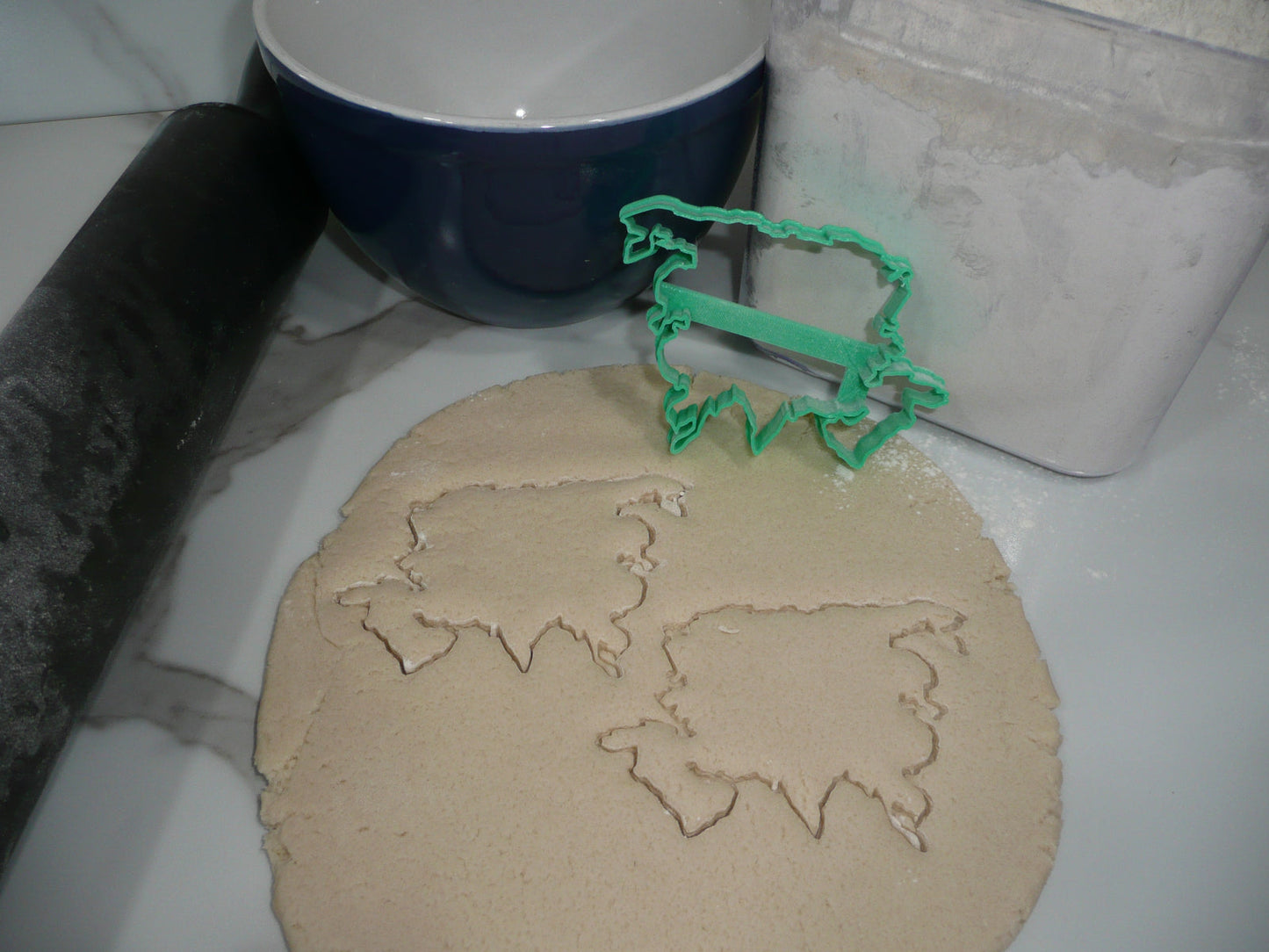 7 Continents Of The World Travel Map Set Of 7 Cookie Cutters Made In USA PR1983