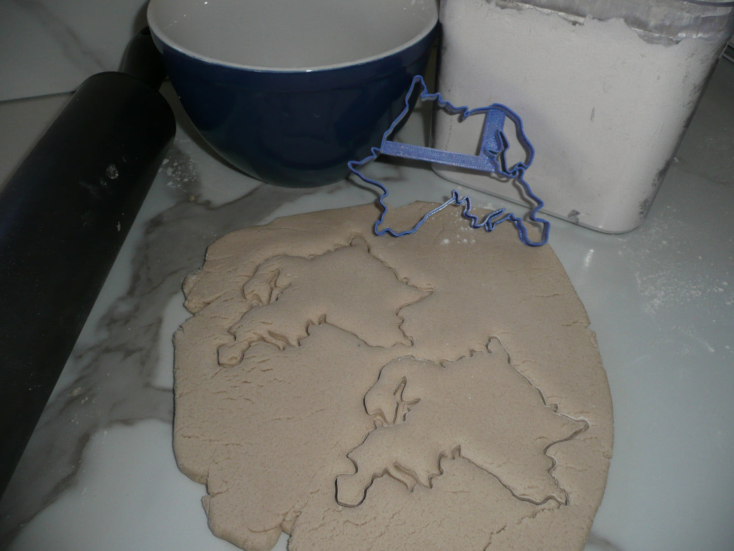 7 Continents Of The World Travel Map Set Of 7 Cookie Cutters Made In USA PR1983