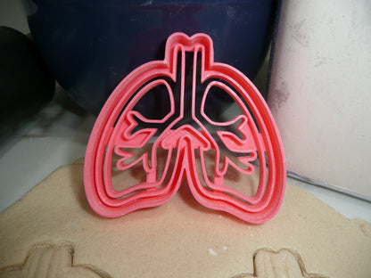 Organs Brain Heart And Lungs Set Of 3 Cookie Cutters Made In USA PR1985
