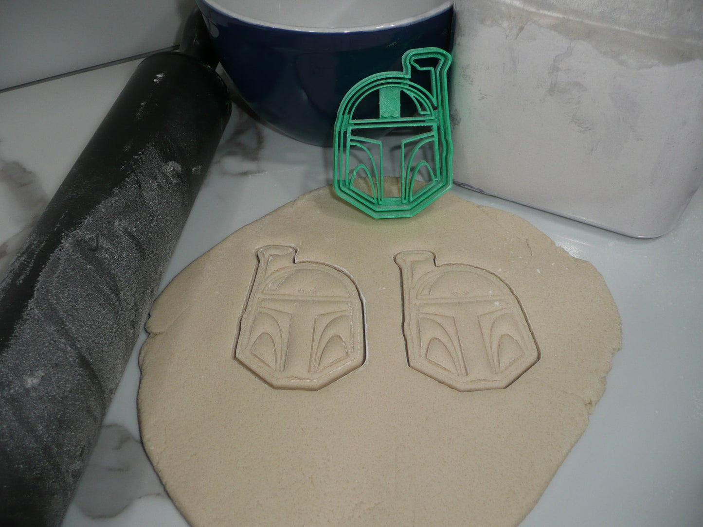 Mandalorian Star Wars Theme TV Show Set of 3 Cookie Cutters Made in USA PR1986