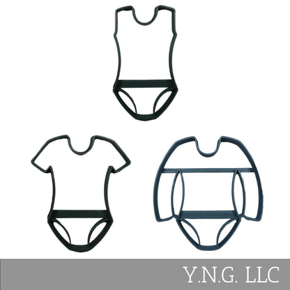 Leotard Bodysuits Gymnastics Dance Set Of 3 Cookie Cutters Made In USA PR1987