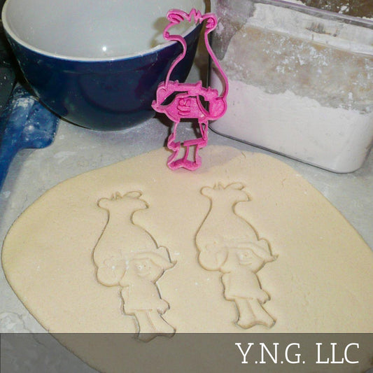 Poppy Singing Princess Trolls Movie Character Cookie Cutter Made In USA PR2001