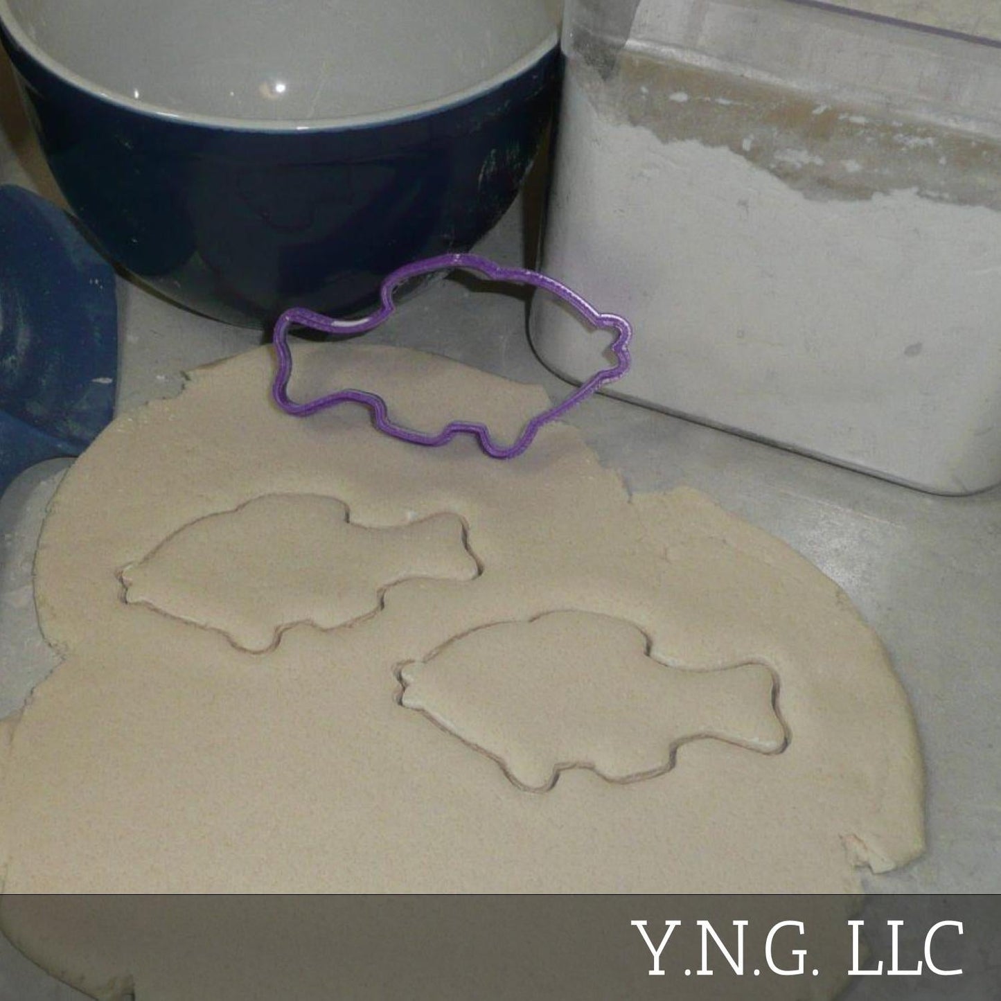 Fish Outline Fishing Water Ocean Lake Cookie Cutter Made In USA PR2037