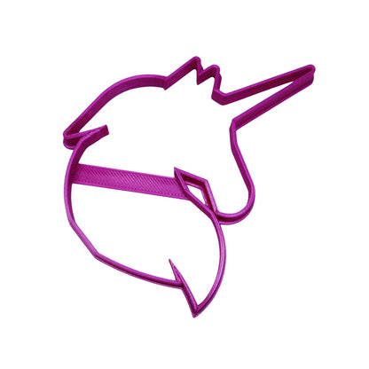 Unicorn Face Head Outline Magical Animal Cookie Cutter Made In USA PR2043