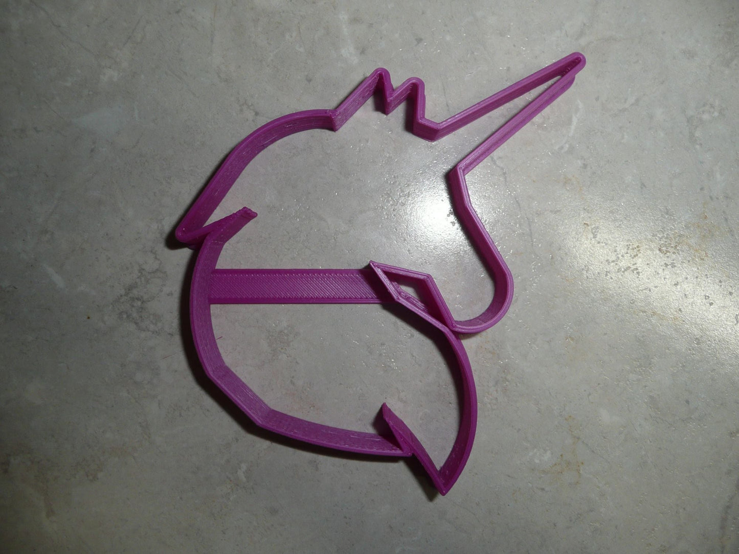 Unicorn Face Head Outline Magical Animal Cookie Cutter Made In USA PR2043