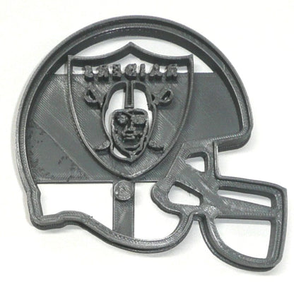 Las Vegas Raiders Helmet NFL Football Team Cookie Cutter Made In USA PR2083