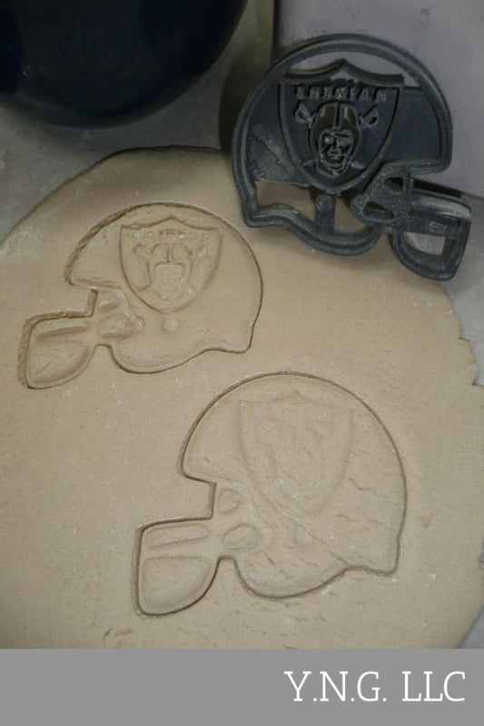 Las Vegas Raiders Helmet NFL Football Team Cookie Cutter Made In USA PR2083