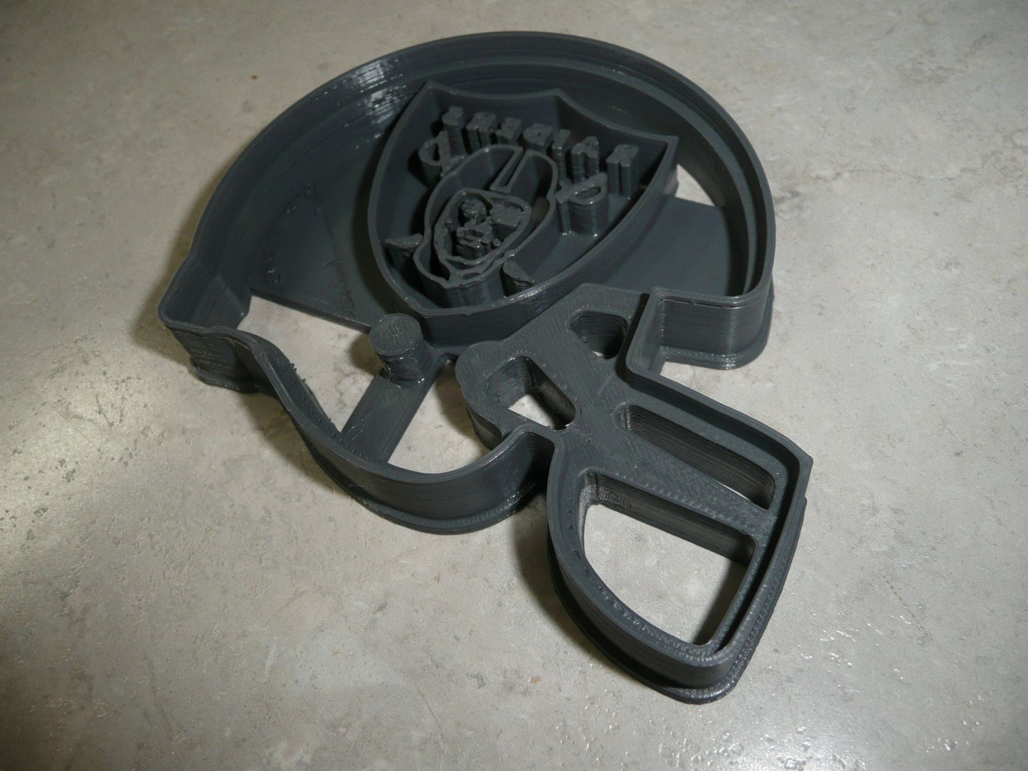 6x Las Vegas Raiders Fondant Cutter Cupcake Topper 1.75 IN USA FD2083