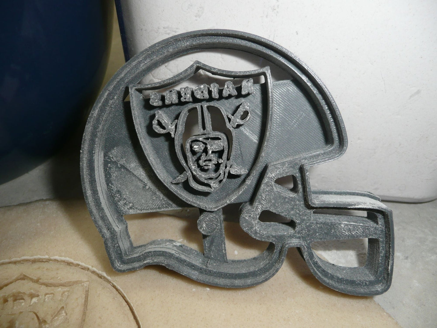Las Vegas Raiders Helmet NFL Football Team Cookie Cutter Made In USA PR2083
