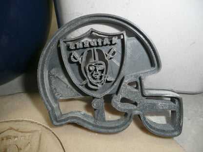 Las Vegas Raiders Helmet NFL Football Team Cookie Cutter Made In USA PR2083