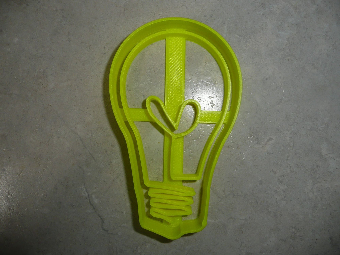 Lightbulb Light Bulb Idea Electric Filament Cookie Cutter Made In USA PR2093