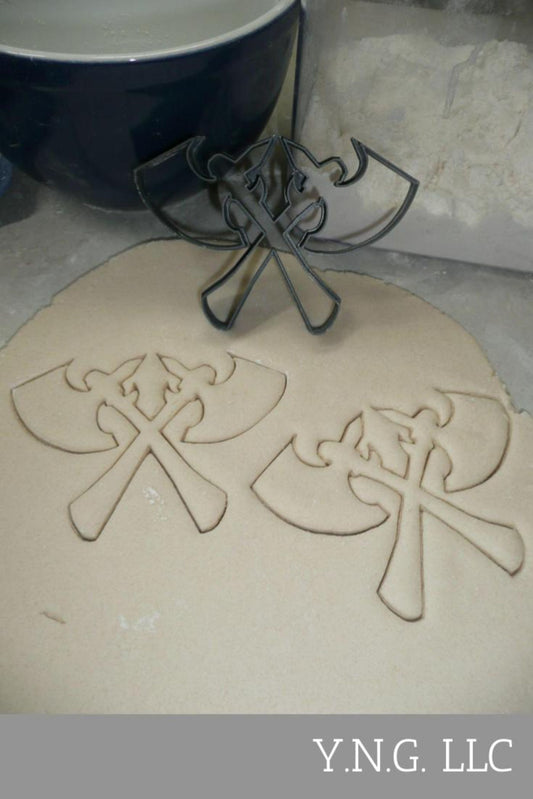 Toporceanu Double Axe World of Warcraft Cookie Cutter Made In USA PR2113