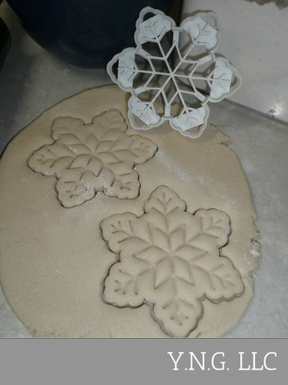 Snowflake Detailed Winter Wonderland Cookie Cutter Made In USA PR2134
