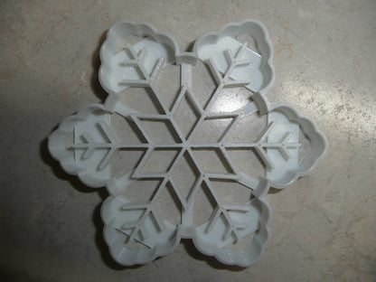 Snowflake Detailed Winter Wonderland Cookie Cutter Made In USA PR2134