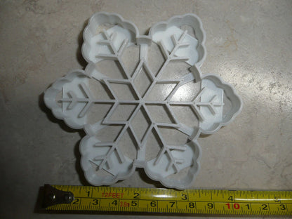 Snowflake Detailed Winter Wonderland Cookie Cutter Made In USA PR2134