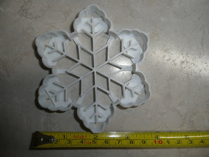 Snowflake Detailed Winter Wonderland Cookie Cutter Made In USA PR2134
