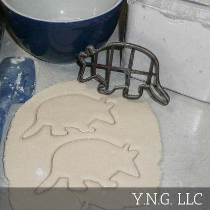 Armadillo Outline Little Armored Animal Cookie Cutter Made In USA PR2139