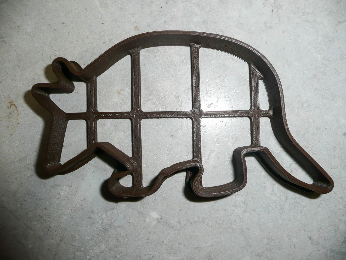 Armadillo Outline Little Armored Animal Cookie Cutter Made In USA PR2139