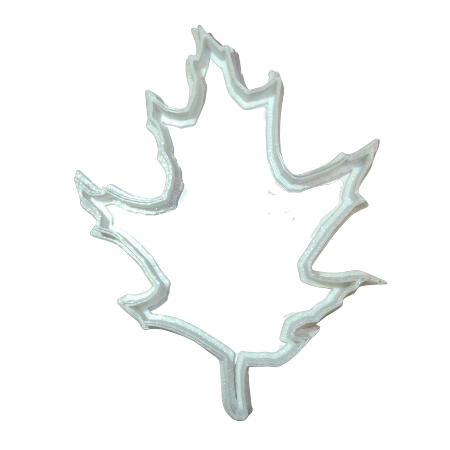 6x Oak Leaf Outline Fall Fondant Cutter Cupcake Topper 1.75 IN USA FD214