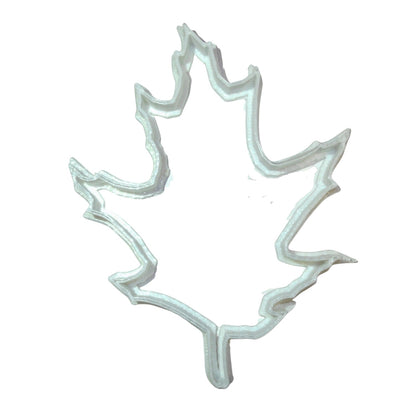 6x Oak Leaf Outline Fall Fondant Cutter Cupcake Topper 1.75 IN USA FD214