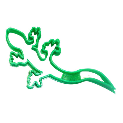 Gecko Lizard Outline Warm Climate Reptile Cookie Cutter Made In USA PR2145