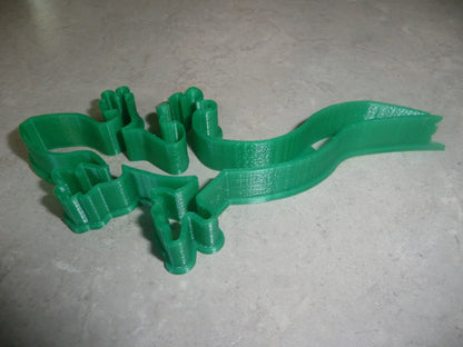 Gecko Lizard Outline Warm Climate Reptile Cookie Cutter Made In USA PR2145