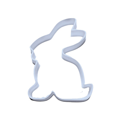 6x Bunny Outline 1 Fondant Cutter Cupcake Topper 1.75 IN USA FD216