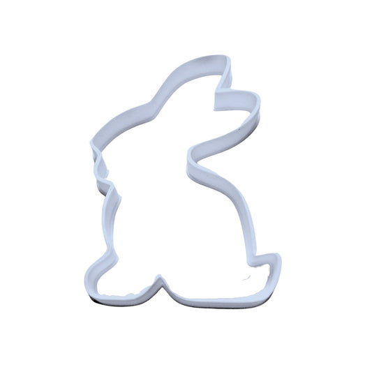 6x Bunny Outline 1 Fondant Cutter Cupcake Topper 1.75 IN USA FD216