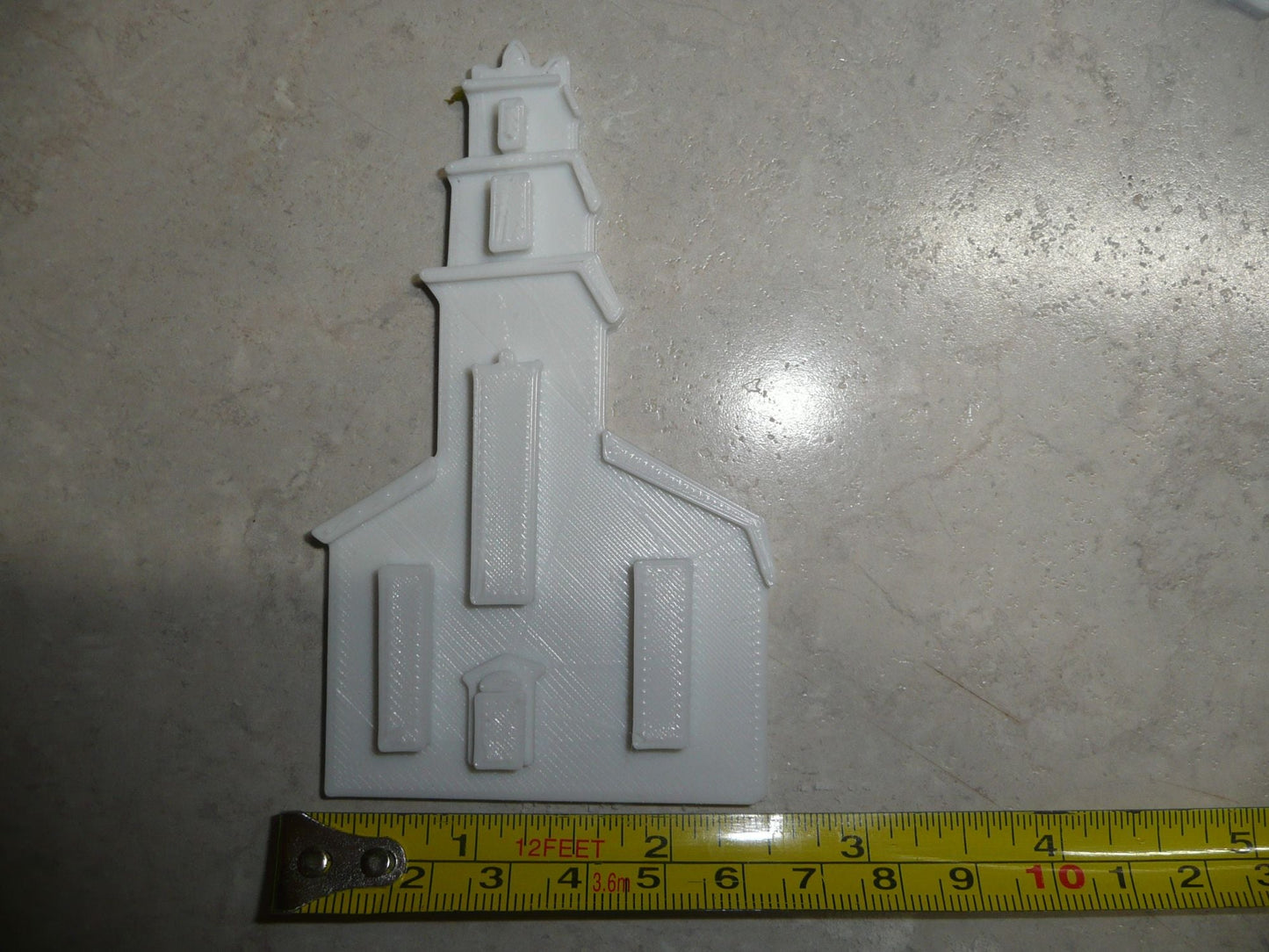 Church Outline Cookie Cutter and Detailed Stamp Set of 2 Made In USA PR2170