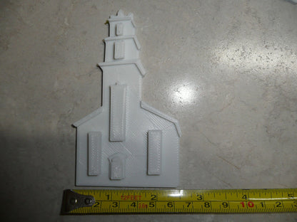 Church Outline Cookie Cutter and Detailed Stamp Set of 2 Made In USA PR2170
