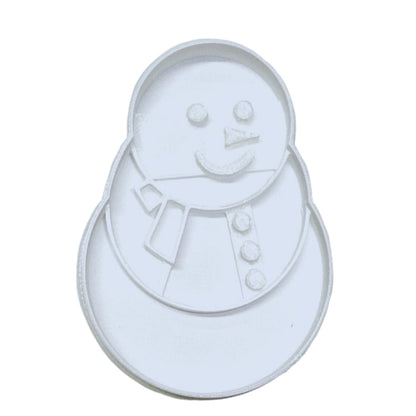 Snowman Detailed Winter Wonderland Cookie Cutter Made In USA PR2181