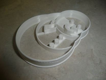 Snowman Detailed Winter Wonderland Cookie Cutter Made In USA PR2181