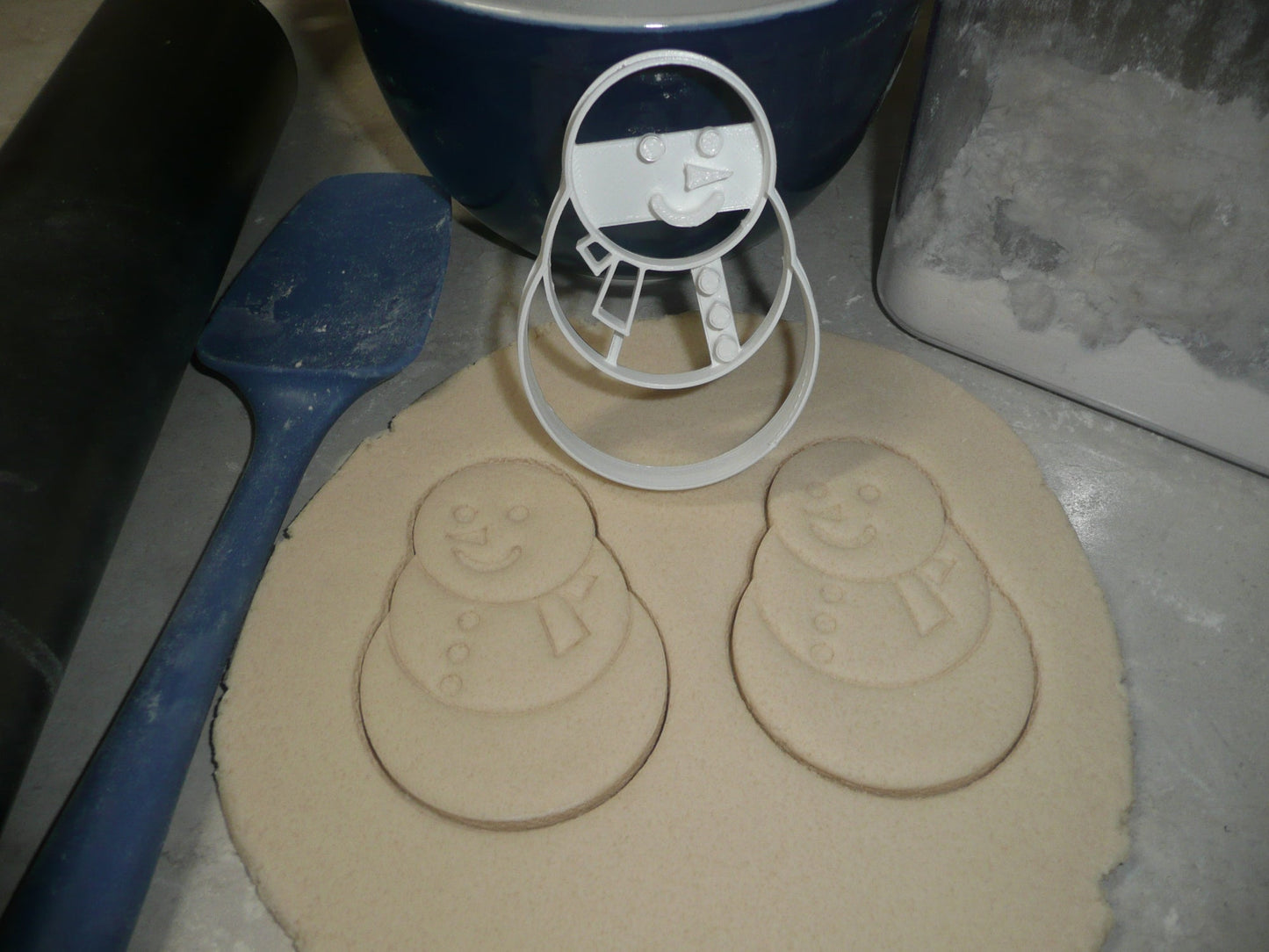 Snowman Detailed Winter Wonderland Cookie Cutter Made In USA PR2181