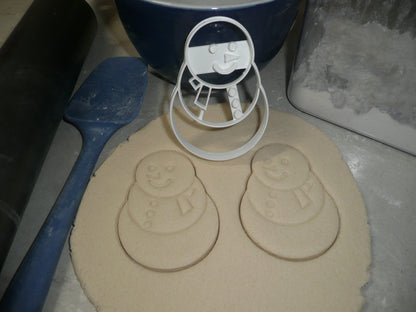 Snowman Detailed Winter Wonderland Cookie Cutter Made In USA PR2181