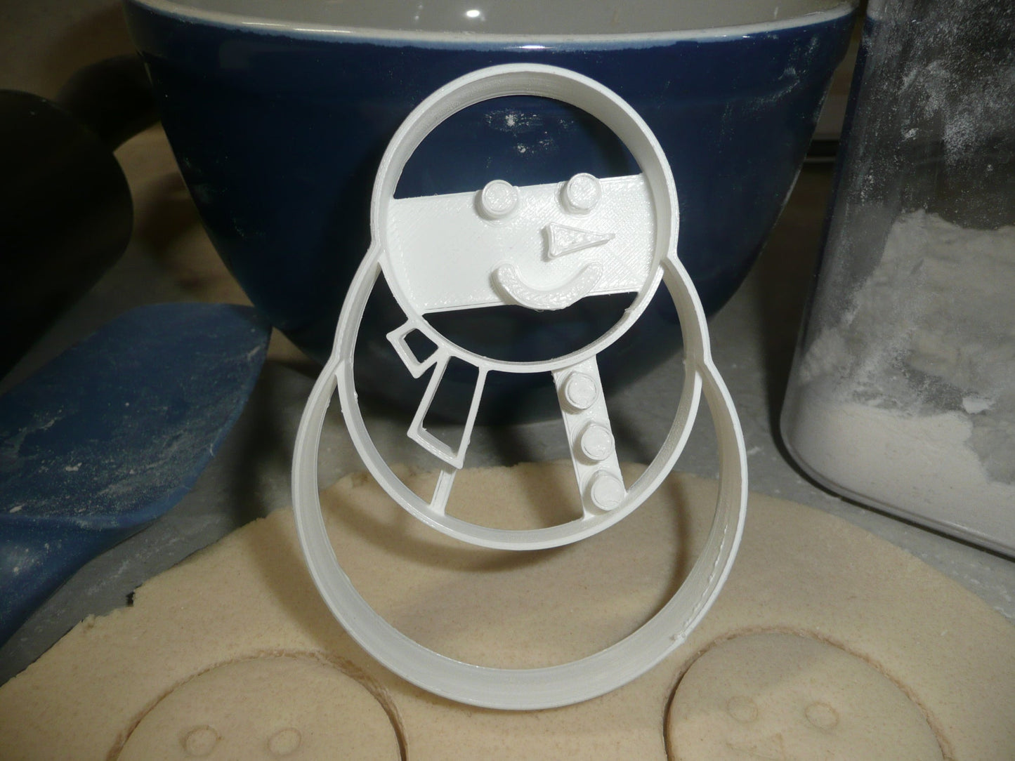 Snowman Detailed Winter Wonderland Cookie Cutter Made In USA PR2181