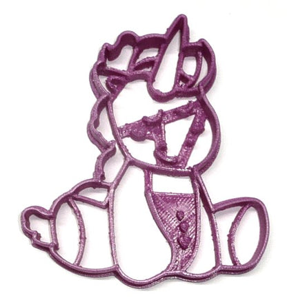 Unicorn Sitting Magical Creature Animal Cookie Cutter Made In USA PR2183