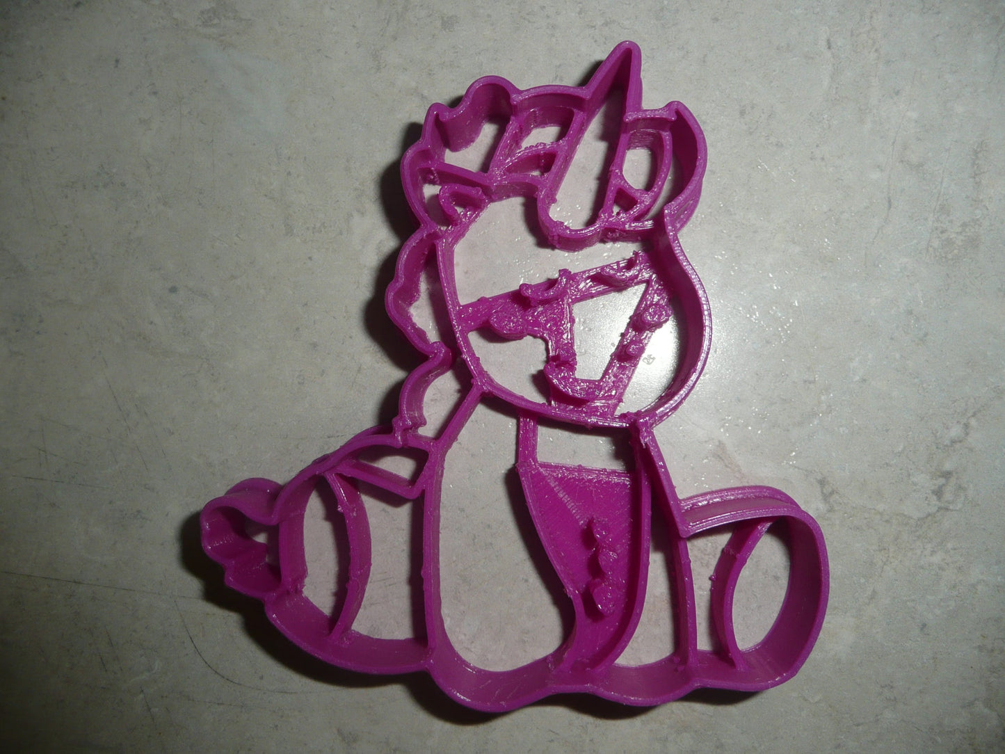 Unicorn Sitting Magical Creature Animal Cookie Cutter Made In USA PR2183