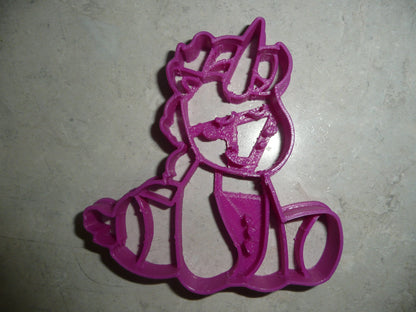 Unicorn Sitting Magical Creature Animal Cookie Cutter Made In USA PR2183