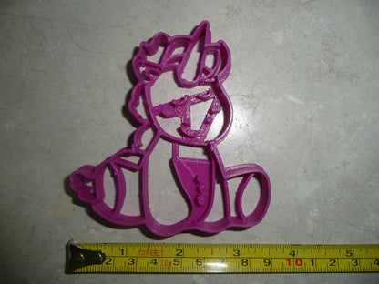 Unicorn Sitting Magical Creature Animal Cookie Cutter Made In USA PR2183