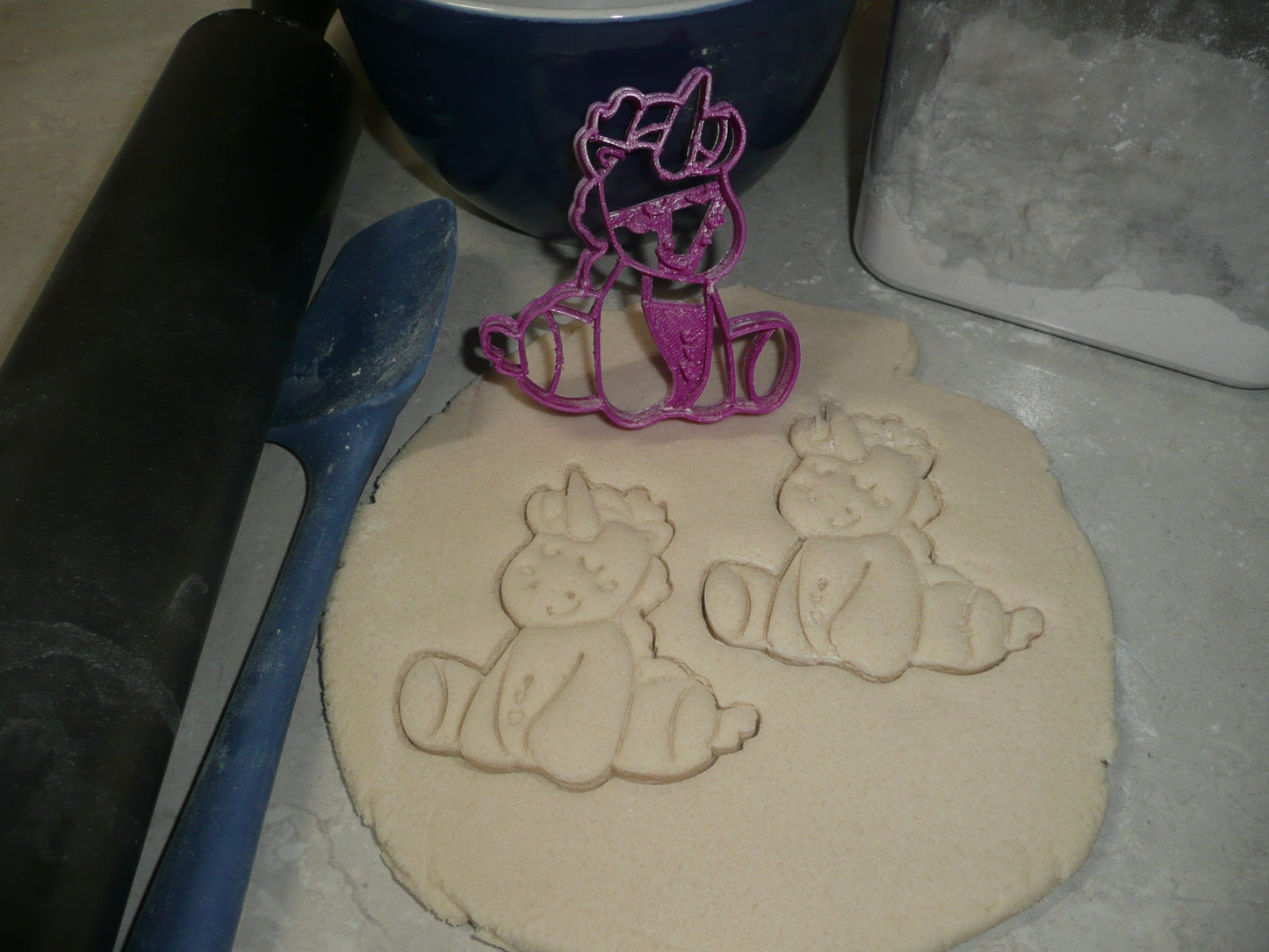 Unicorn Sitting Magical Creature Animal Cookie Cutter Made In USA PR2183