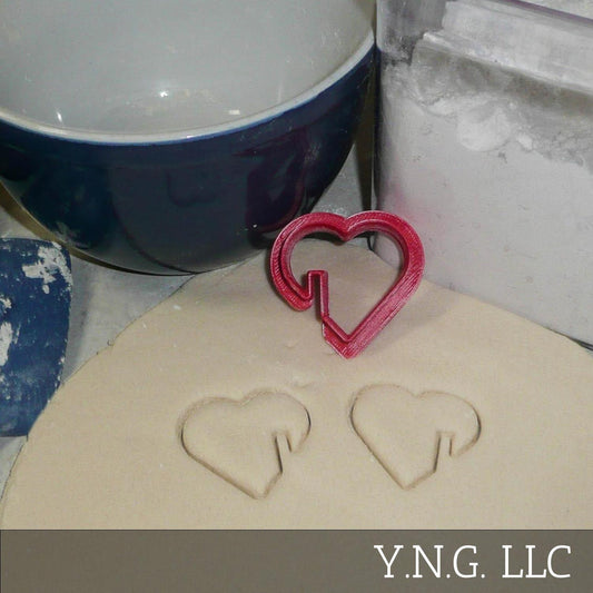 Heart Hanging Mug Coffee Cocoa Valentines Day Cookie Cutter Made In USA PR2185