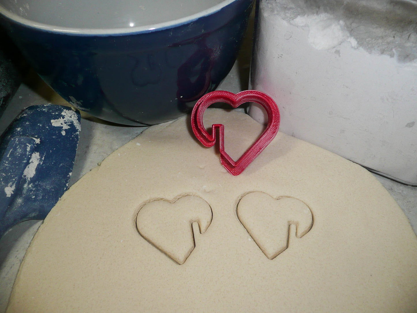 Heart Hanging Mug Coffee Cocoa Valentines Day Cookie Cutter Made In USA PR2185