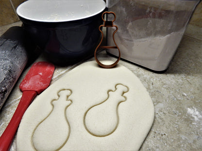 Turkey Leg Chicken Drumstick Holiday Feast Cookie Cutter Made In USA PR2191