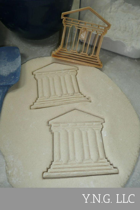 Parthenon Temple Ancient Greece Structure Cookie Cutter Made In USA PR2196