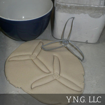 Propeller Three 3 Tri Blade Plane Boat Cookie Cutter Made In USA PR2200