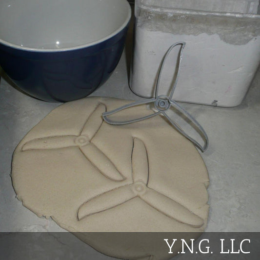 Propeller Three 3 Tri Blade Plane Boat Cookie Cutter Made In USA PR2200