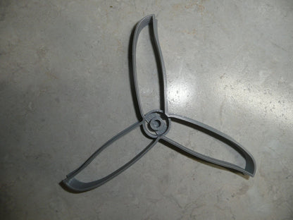 Propeller Three 3 Tri Blade Plane Boat Cookie Cutter Made In USA PR2200