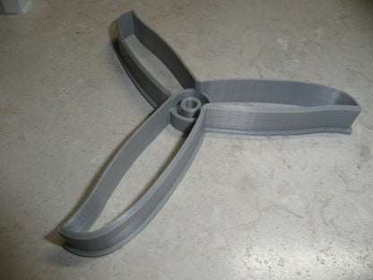 Propeller Three 3 Tri Blade Plane Boat Cookie Cutter Made In USA PR2200