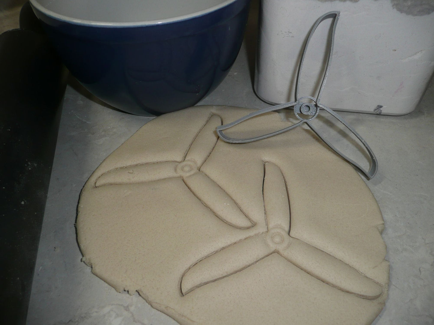Propeller Three 3 Tri Blade Plane Boat Cookie Cutter Made In USA PR2200
